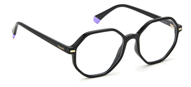 Premium Women Polaroid Eyeglasses: PLD D433 - Black(2) - SpecSMART Eye Clinic (Diagonal View)